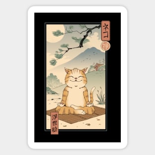 Zen Neko Sticker